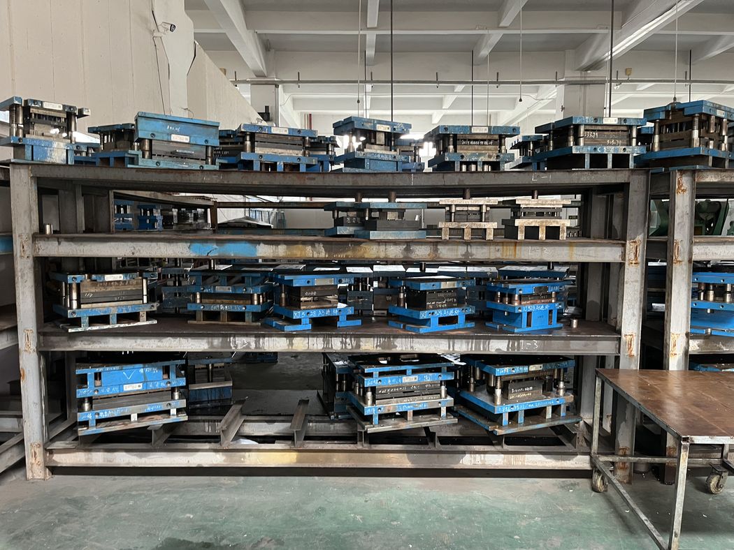 Die sets racked by model.