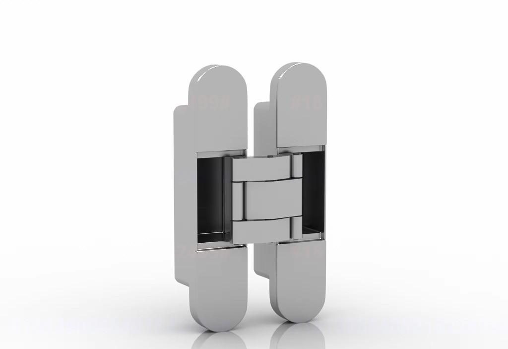 Fitted on a flush door